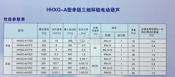 武林牌環(huán)鏈電動葫蘆